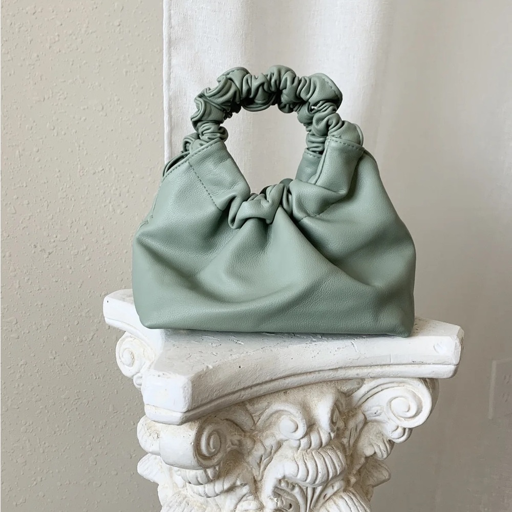 Bida Lana Bag sage green mini purse shoulder strap new